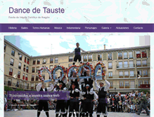 Tablet Screenshot of dancedetauste.com